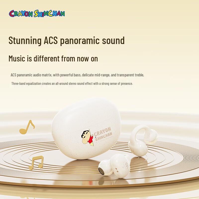 ROCK Crayon Shin-chan EB500 Ear Clip Wireless Earbuds