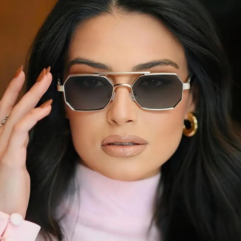 Vintage Square Sunglasses for Men Steampunk Sunglasses Retro Women Punk Style Fashion Glasses Retro Shades