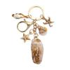 Beach Keychain Pendant Imitation Shell Conch Starfish Design Handbag Pendant Keyring Bag Charm Wallet Accessory