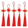 2pcs Chinese Knot Festive Fortune Silk Tassel Fringe Pendant For Spring Festival Home Decoration New Year's Gifts Accessories