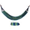 Camping Hammock Canvas Breathable Strong Load Bearing Portable Fabric Hammock for Travel Backpacking Beach Backyard Blue