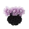 Hair Bun Net Elegant Lace Flower Hairpin Bun Cover Professional Hairstyle Hollow Out Lady Ballet Career Crochet Hairband Hair Accessories