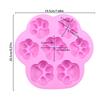 Silicone Cat Paw Molds Elegant Chocolate Cookie Mold For Baking Non-Stick Dog Treat Molds Suitable For Microwave Oven