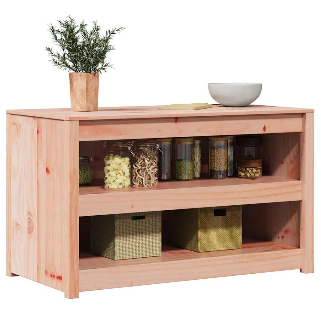 Kitchen Cabinet MEPPEL Brown Oak Effect 106 X 55 X 64 Cm