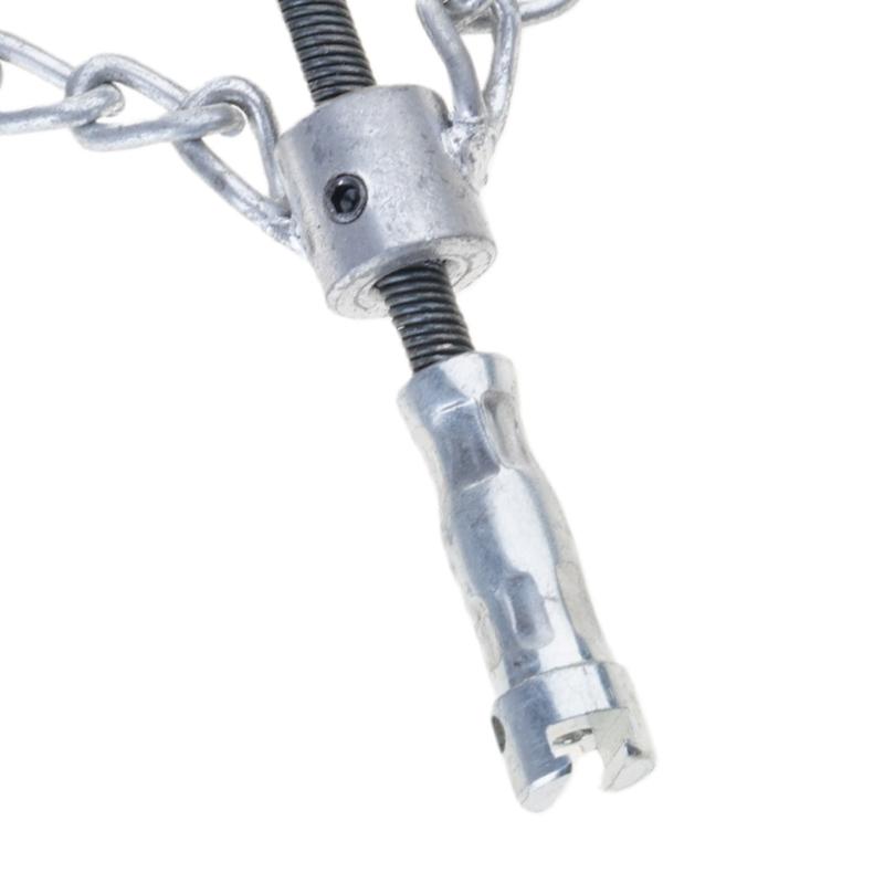 Ergonomic Handle Pipe Cleaner Chain Tool Flexible Metal Shaft System Removes Grease Debris And Root From Drainage Pipe