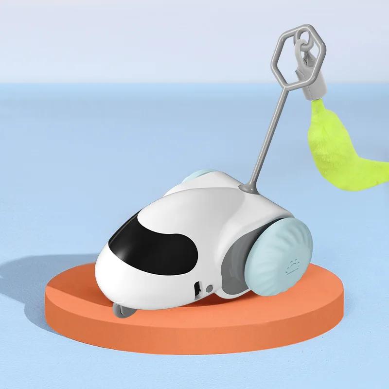 Intelligent Electric Cat Toy for Relieving Boredom Automatic Running Sports Car for Relieving Boredom Remote Control Cat Teaser
