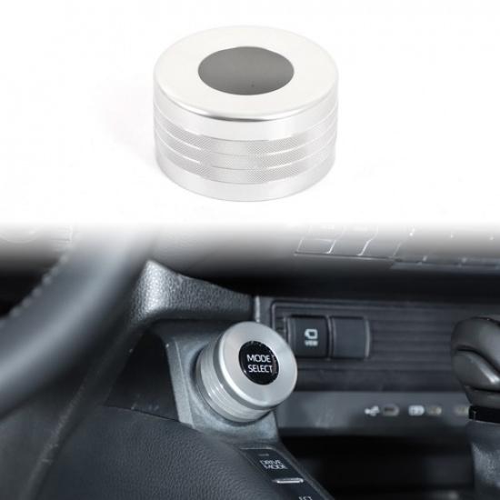 Silver Aluminum Drive Mode Knob Trim Ring For Toyota LC250 Prado VX 2024+