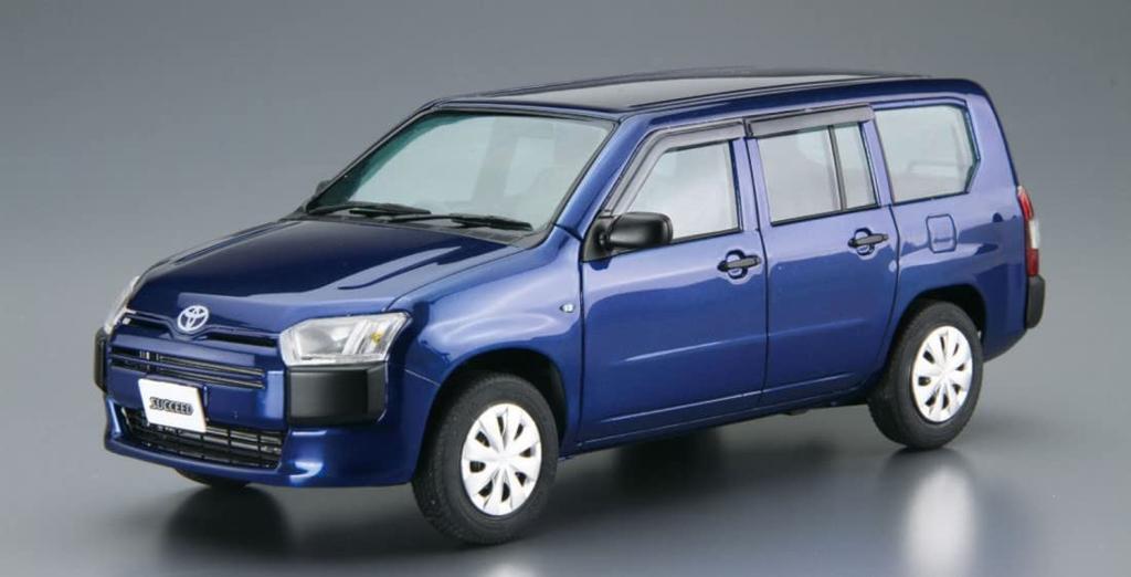 Aoshima Bunka Kyozai The Model Car Series 65 Toyota NCP160V 2014 Plastic Model (AOSHIMA) 1/24 No. Probox/Succeed Kit, Pre-painted