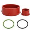 4pc Red Rubber Turbo Intake and Breather Seal Ring Kit A6420940080 6420940580 for Mercedes OM642 High Quality Car Accessories
