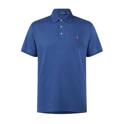 Ralph Lauren Mens Pima Cotton Slim Short-Sleeved Polo Shirt