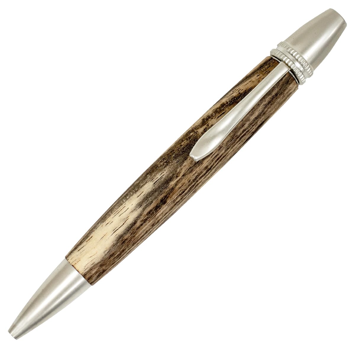 

Luminio Wooden Ballpoint Thick Made in Japan with Fine with Jetstream Refills Pen, Jetstream, Barrel, Wood, 0.5mm [Compatible (SXR) 0.38-1.0mm] (Black