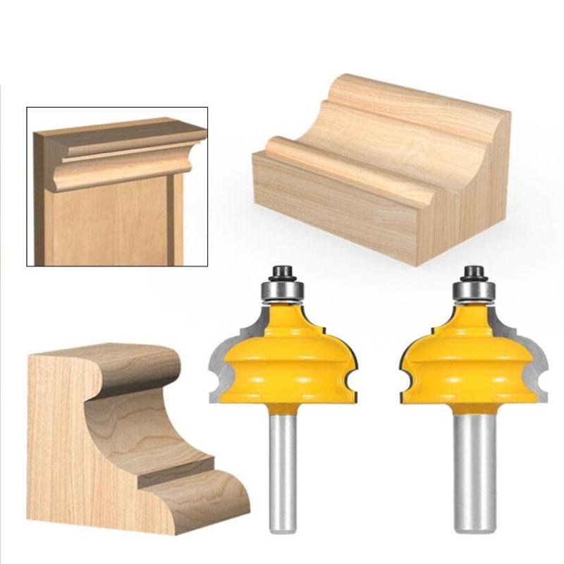 

1 шт., классическая фреза для литья и кромки, 1/2 дюйма, 8 мм, 12 мм, шипорез с хвостовиком для деревообрабатывающих инструментов