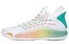 Men's Sneakers Anta KT5 Pu Cushioning Slip Resistant Abrasion Resistant Mid Top Basketball Shoes Men's White