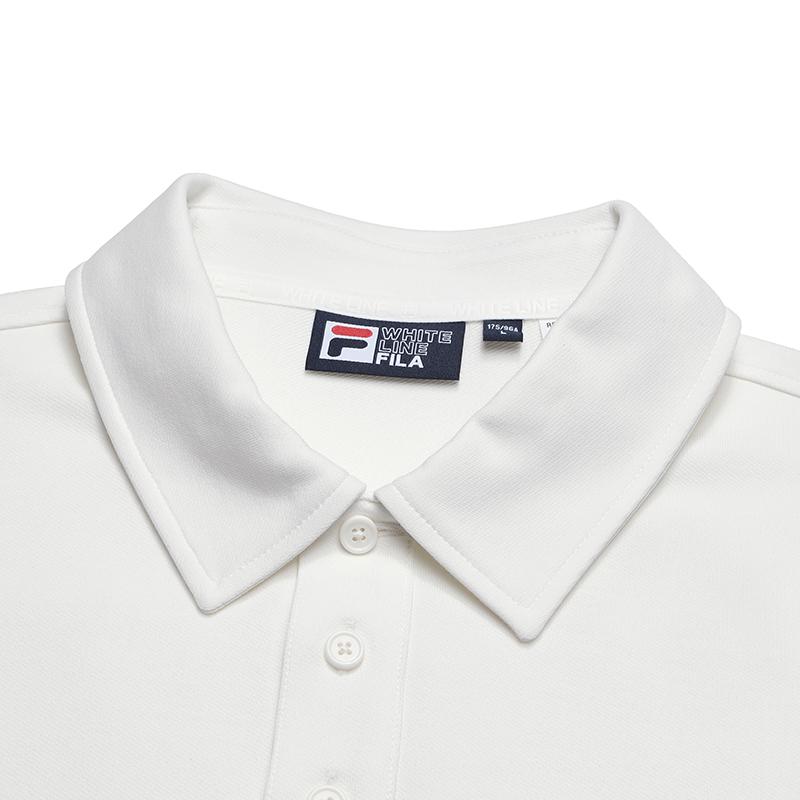 New FILA HERITAGE Polo Shirt Men's Cloud White F11M548220FWT