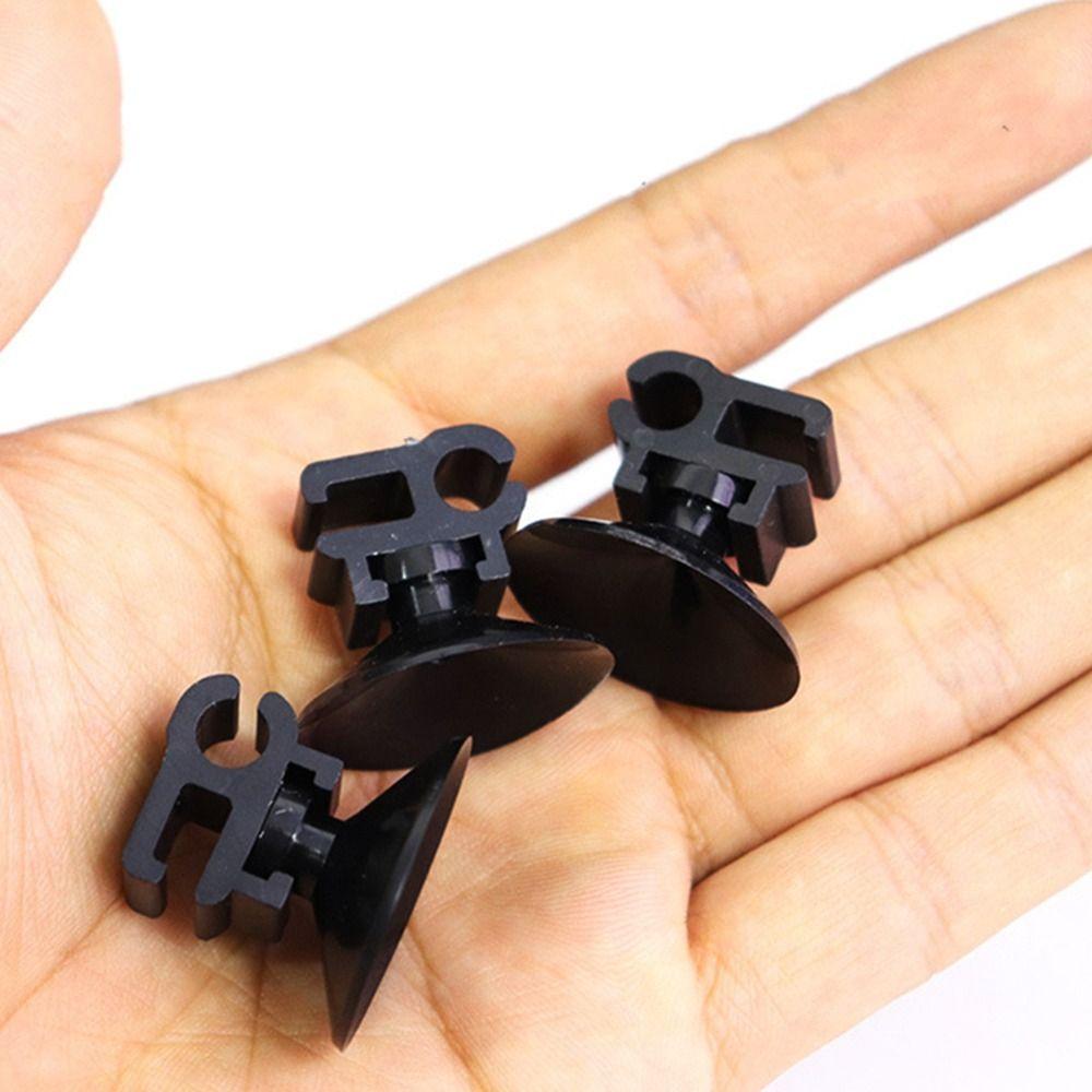 10Pcs ABS Plastic Rubber Fish Tank Sucker Clip Oxygen Tube Clip  for Power Cord Filter Wire