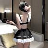 Sex lingerie cosplay mesh backless sexy maid multi-piece maid set batch one piece