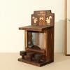 Squirrel Feeders with 3 Small Stool Outdoor hanging pet food storage box squirrel picnic table feeder for garden decoration