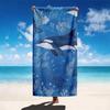 1 Stück Orca Wal Ozean Strandtuch, Saugfähig Unisex, Schwimmen Surfen Poolparty Essential, Außen-/Badezimmergebrauch, Perfekter Urlaub