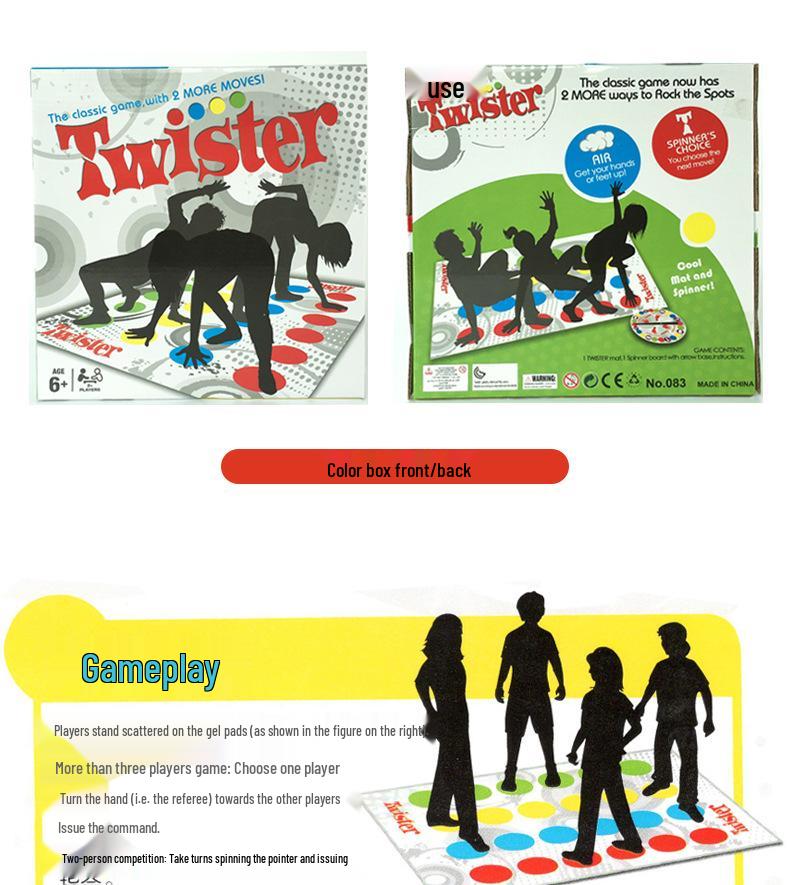 Standard Edition Body Twister: Family Balance Game for Happy Parties