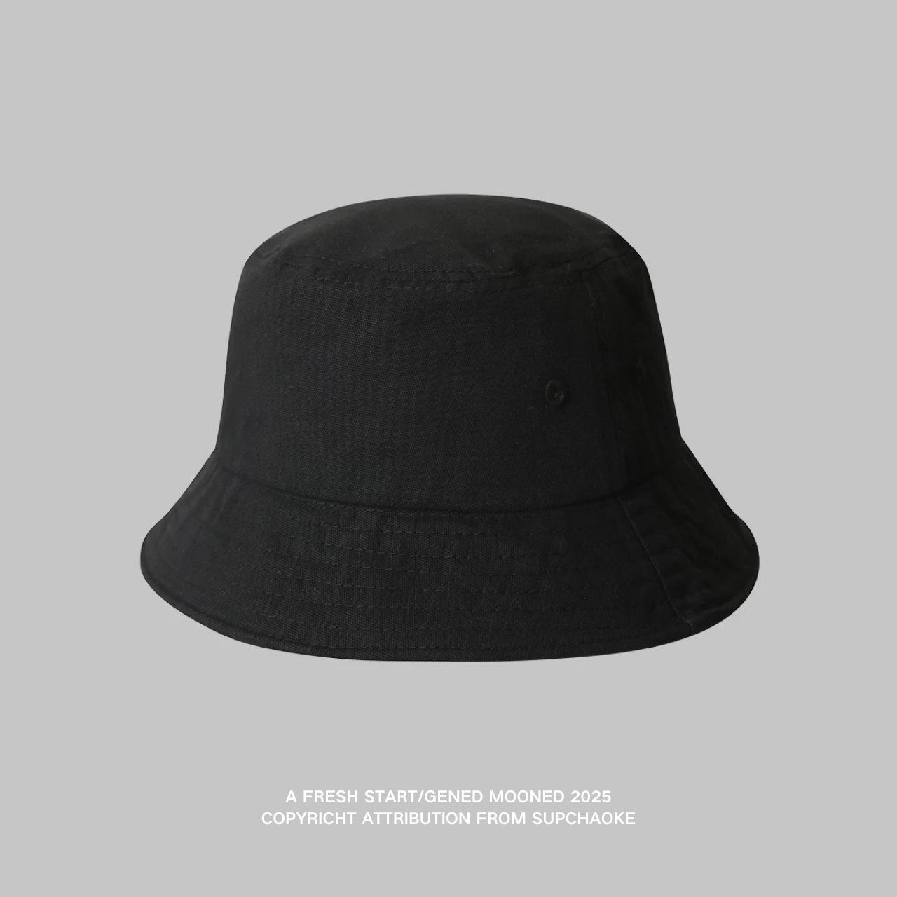 

Панама с большим обхватом головы, летняя, мужская и женская, однотонная, универсальная, большого размера, для большого лица, солнцезащитная, от солнца, облегченная версия, шляпа-ведро M чёрный