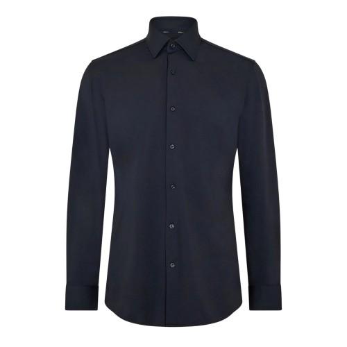 BOSS Mens P-Hank Oxford Kent Collar Long-Sleeved Shirt