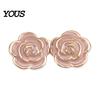 Comfortable Waist Support Pins 1 Pair Rose Tightener Pins, No-sew Pants Tighteners, Detachable Metal Flower for Jeans Skirts Waistband Narrowing