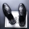 2025 New Men's Leather Shoes Leather British Style Men's Shoes High-end Formal Business Wedding Derby Shoes Fashion Trend