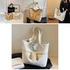2023 New Winter Street Style Large Corduroy Tote Handbag With Zipper Closure