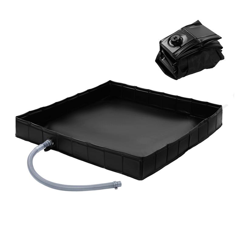 Camping Shower Tent Floor Base Outdoor Tent Shower Tray Folding Shower Pan Pets Shower Basin Base For Camping Travel