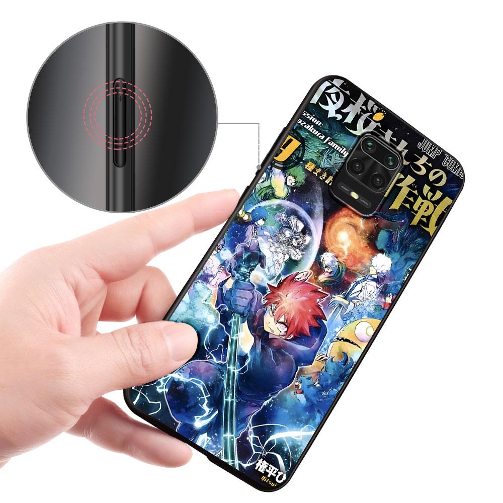 Mission Yozakura Family Case for Xiaomi Redmi 10A 10C 9C 12C 9A 9i 10 12 9 Prime 9T K40 Pro Black Soft TPU Mobile Phone Cover