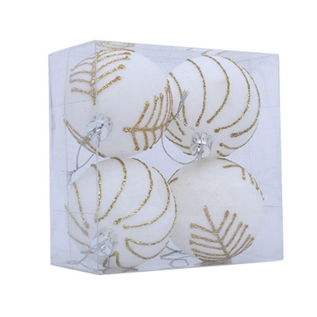 1 Krabice Vločkovaná koule Vánoční ozdoby Vícebarevné sváteční ozdoby Pro festivalovou výzdobu domácí párty