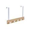 Coat Rack for Door - Home ESPRIT - 38.5x4.8x25.5 Cm - Multicoloured - Metal and Bamboo - Modern - Wall-mounted