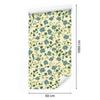 Wallpaper Cottagecore Flowers Cream, Beige and Lime 50x1000