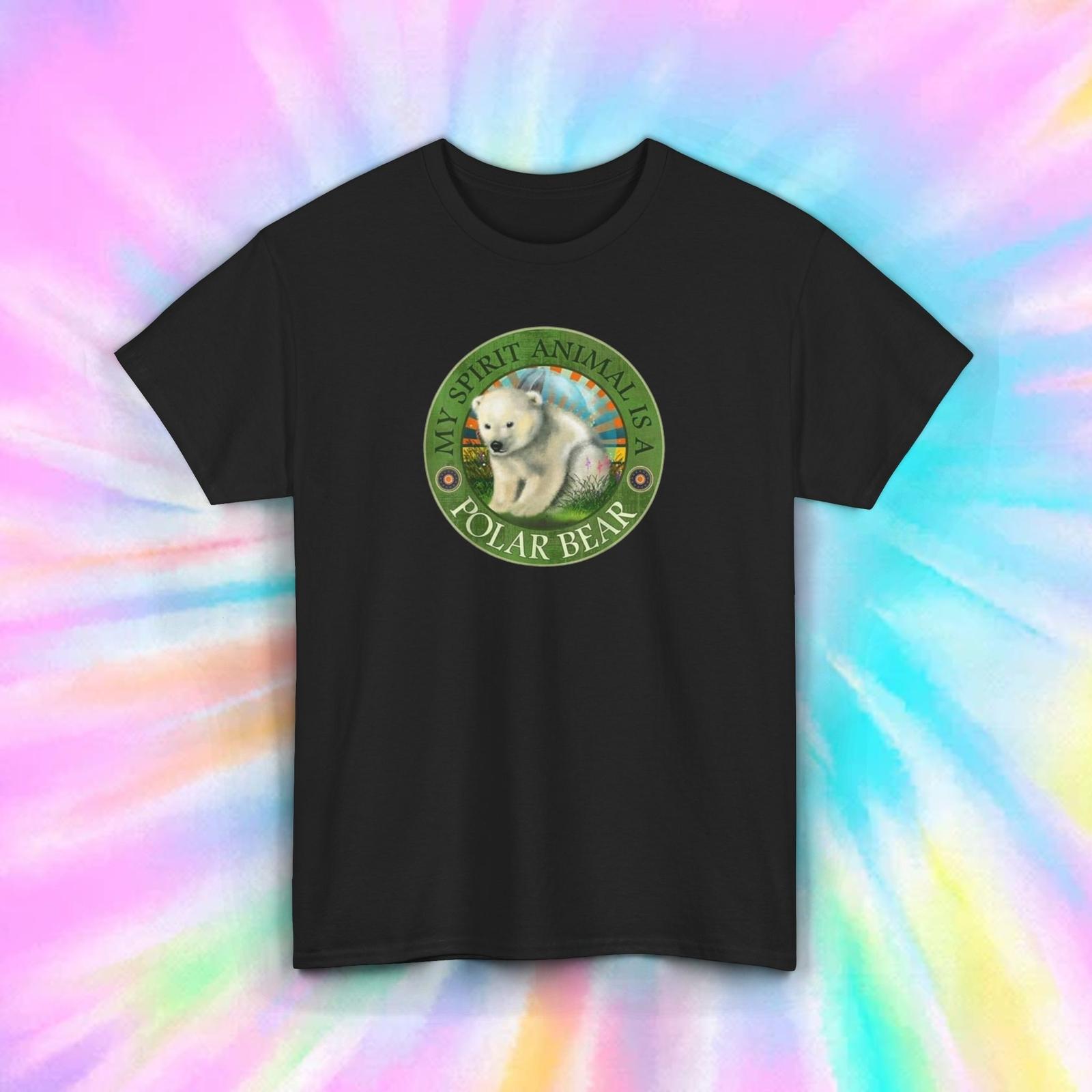 My Spirit Animal Polar Bear Funny Wildlife Nature Lover Gift Shirt S-5XL XXXXL