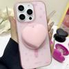 Cute 3D Heart-Shaped Magnetic Phone Holder, Suitable for MagSafe Wireless Charging Phones iPhone Magnetic Bracket Holder