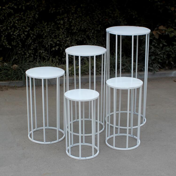 Cylindryczny Stół Weselny na Desery Stojak na Tort Wystawa na Imprezy