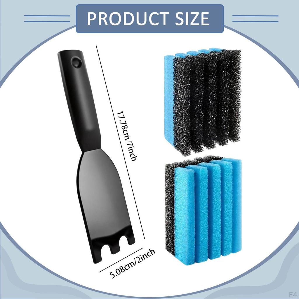Cleaner Set: Versatile, Non-slip, for Removing Stubborn Grill Residue.