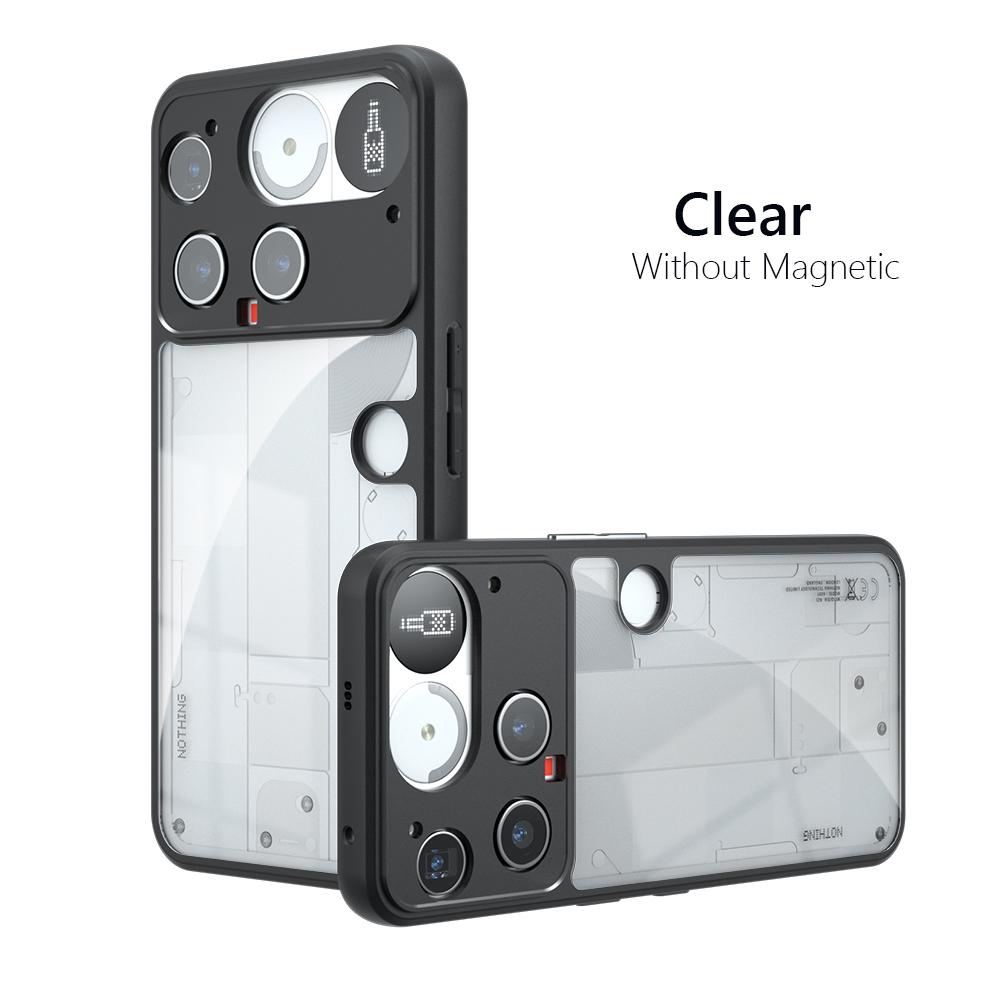 For Magsafe Magnetic Wireless Charging Case For Nothing Phone 3 Nothing Phone3 5G Shockproof Matte Back Cover Coque