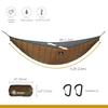 OneTigris Hideout Hammock Hammock with Storage Bag Underquilt, Attachable, Lightweight, Camping/Traveling, (Brown)