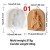 Jesus Prayer Silicone Mold DIY Virgin Mary Jesus Holy Warriors Scent Candle Mold Statue Jesus Family Resin Plaster Home Decor