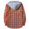 Herren-Sweatshirt mit kariertem Hemd und Kapuze, Knopf-Sweatshirt, lässiges Mode-Sweatshirt für Herren