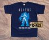 ALIEN V7 80s T SHIRT Tee Vintage Poster black natural white All Sizes S-5XL