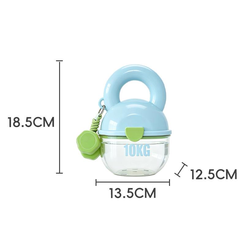 

Portable water bottle for dogs, portable travel cup for dog walking, pet drinking fountain, pet supplies синий