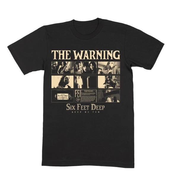 The Warning Band 2026 Tour Concert Six Feet Deep Merch T-shirt M