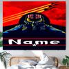 Personalized Top Gun Maverick Background Tapestry,Custom Name Birthday Party,Multifunctional Wall Decoration for Home Decor,Various Occasions