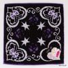 No X Anna Sui Towel Eye X Rabbit [Oshi Ko] Handkerchief, (Pink), Approx. 25cm, 000756-0001-01