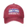 Sommer Machen Sie Israel Wieder Groß Baseballkappe Sonne Atmungsaktiv Gewaschen Hip Hop Hüte Erwachsene Passend Retro Outdoor Sport Baseballkappen