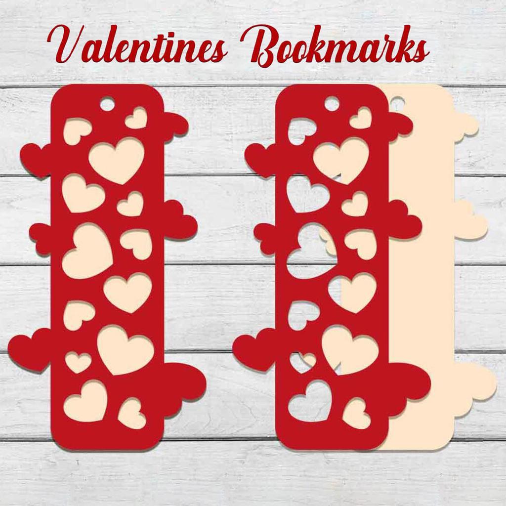 Bookmarks, Wooden Labels, Couple Gifts Valentine's Day Bookmark