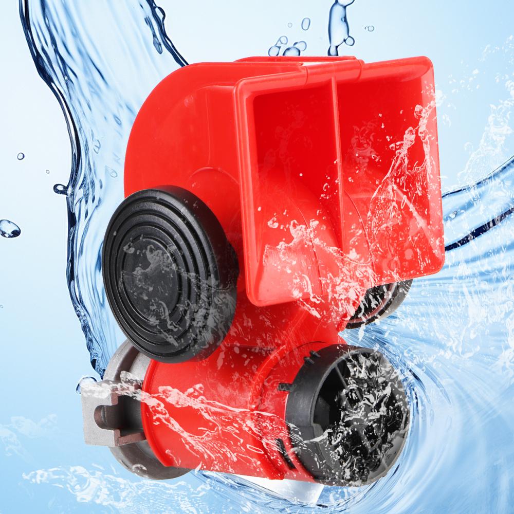 Car Air Pump Horn Set Waterproof Auto Trumpets For Boat Truck SUV Electric Speaker Auto Parts Super Loud With Wires and Relay 12V Ship Car Air Horn