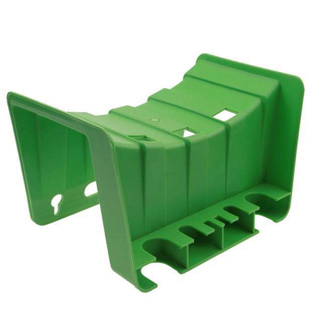 Garden Hose Nozzle Storage Rack Holder Green